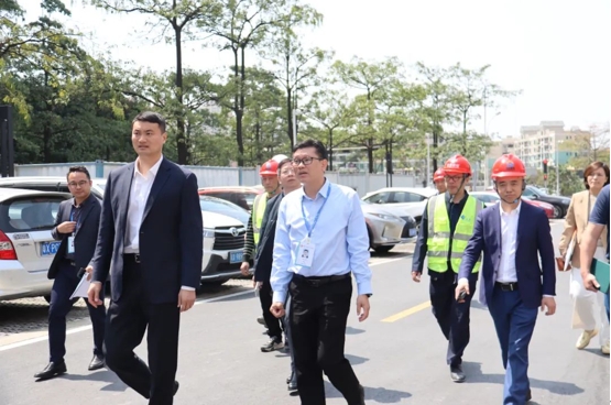 北滘镇党委书记、镇长王德华前往开云手机web版登录入口_开云(中国)建科集团佛肇分公司重点项目调研